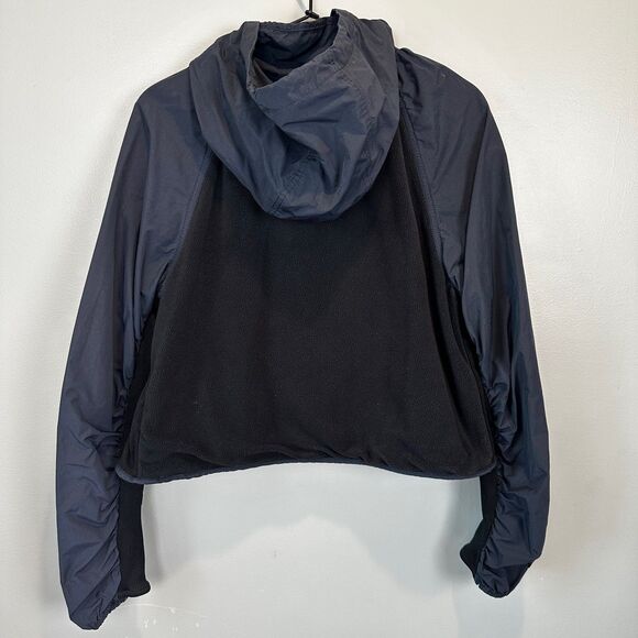 Sweaty Betty Sherpa  Crop Hooded Jacket Womens Size 8-10 - Picture 5 of 8